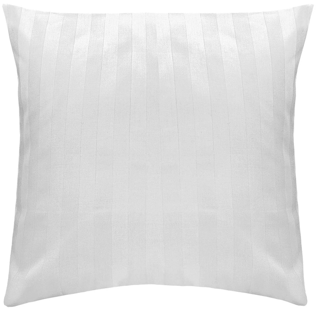 BAVLNENÁ OBLIEČKA NA VANKÚŠ STRIPES2 40X40 CM BIELA