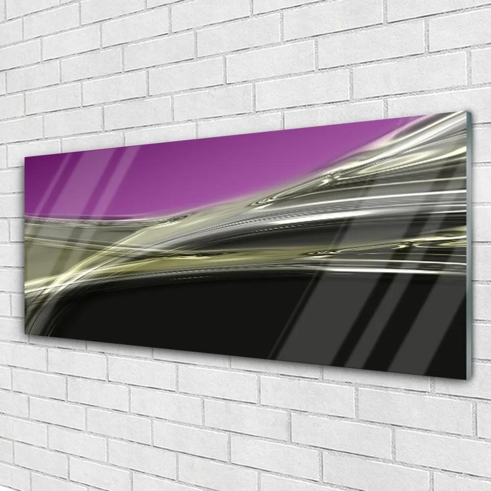 Obraz na akrylátovom skle Abstrakcia umenie 125x50 cm