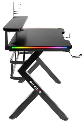 Herný stôl Hero - 5.0 čierny RGB