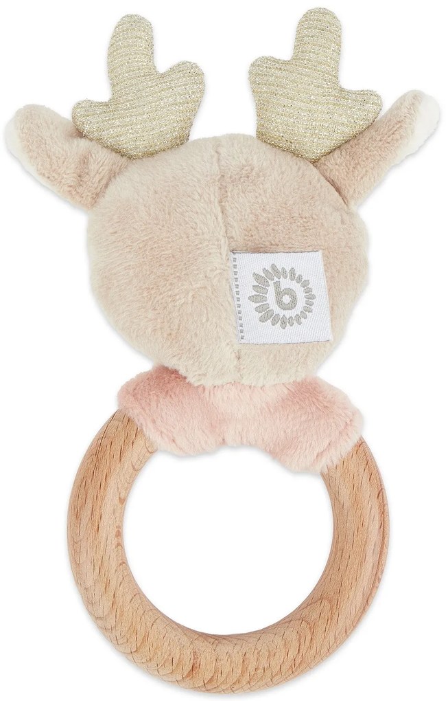 Bieco - Motorická hračka s hrkálkou - jelenček Ella