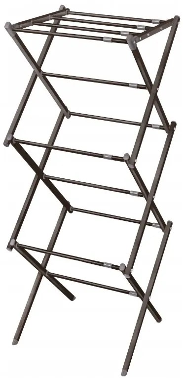 Erga Model 102 Black, poschodový sušiak bielizne 44x39x105 cm, čierna, ERG-SEP-10SUSSTORO102