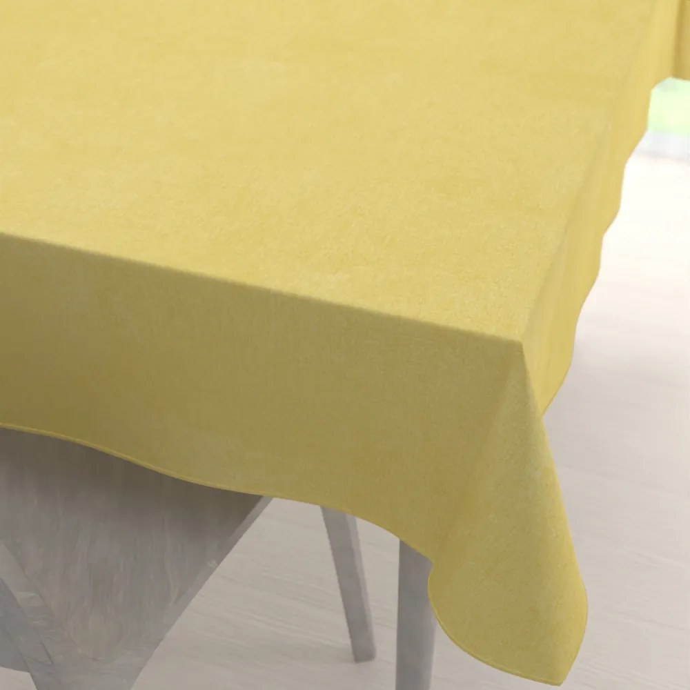Biante Dekoračný obdĺžnikový obrus BKW-209 Žltozelený žíhaný 130x200 cm