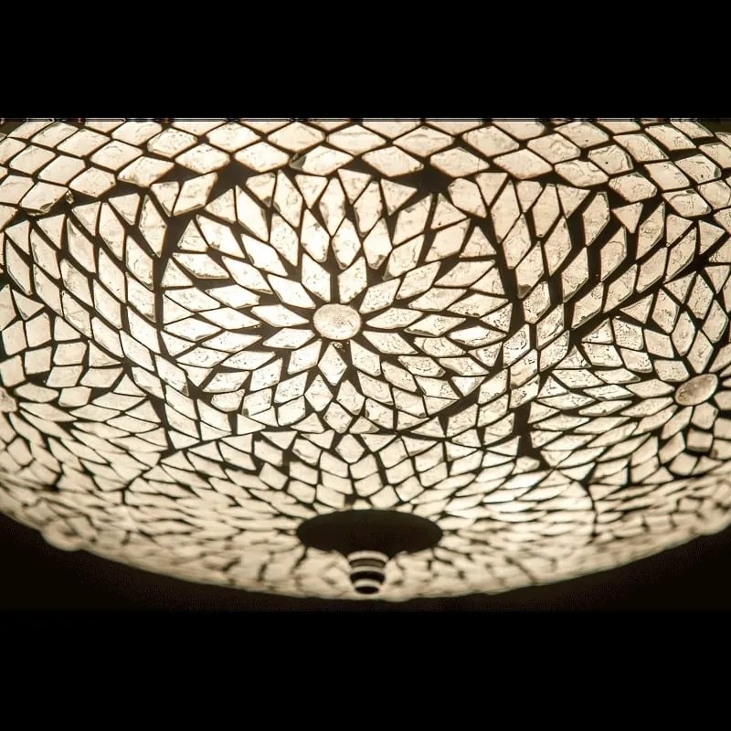Turecká stropná lampa stropnica mozaika Melon CRYSTAL Ø38