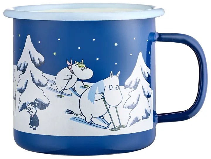 Hrnček Moomin Starry Night 0,37l, smalt / modrý