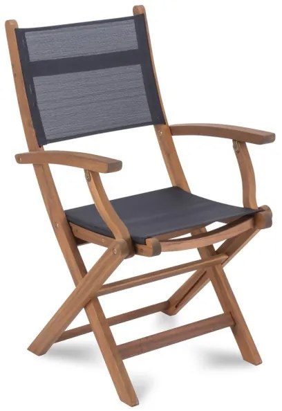 Fieldmann - Skladacie záhradné kreslo akácie