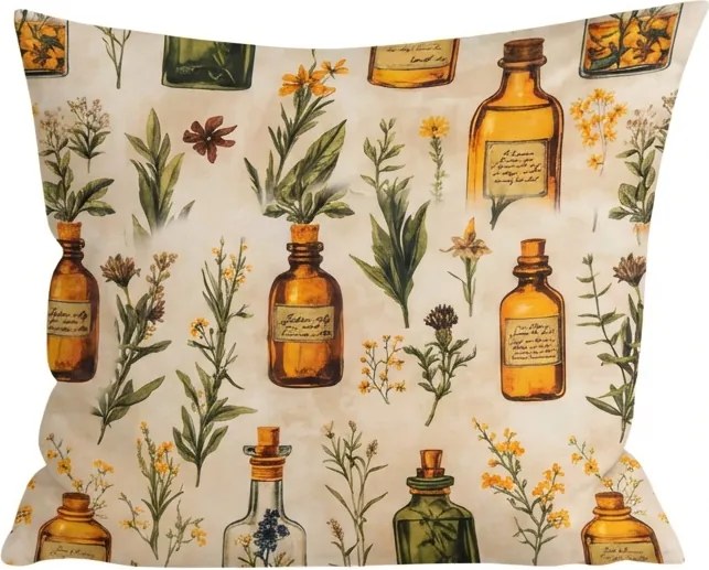 Obliečka na vankúš z mikrovlákna APOTHECARY 45x45 cm, krémová