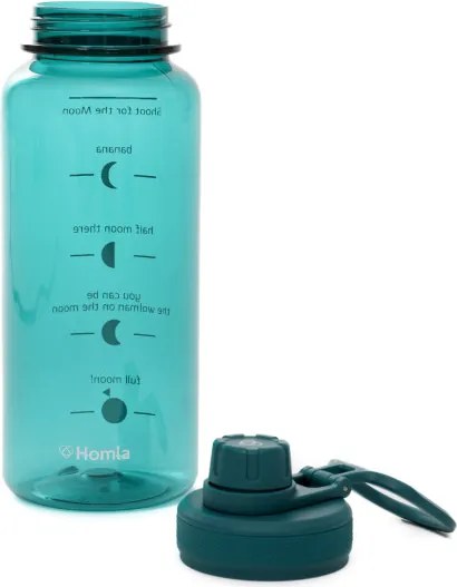 Fľaša LUNARE modrá s odmerkou 891880 950 ml