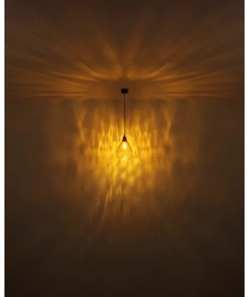 Globo 15786H - Luster na lanku SALVY 1xE27/60W/230V pr. 21 cm oranžová