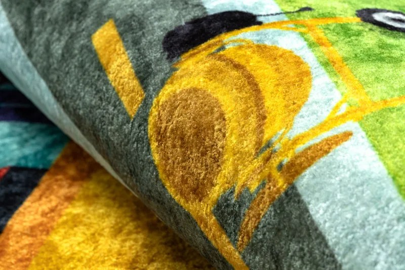 Dywany Łuszczów, Detský kusový koberec Junior 52105.801 Construction site, 120x170, viacfarebná, detská izba