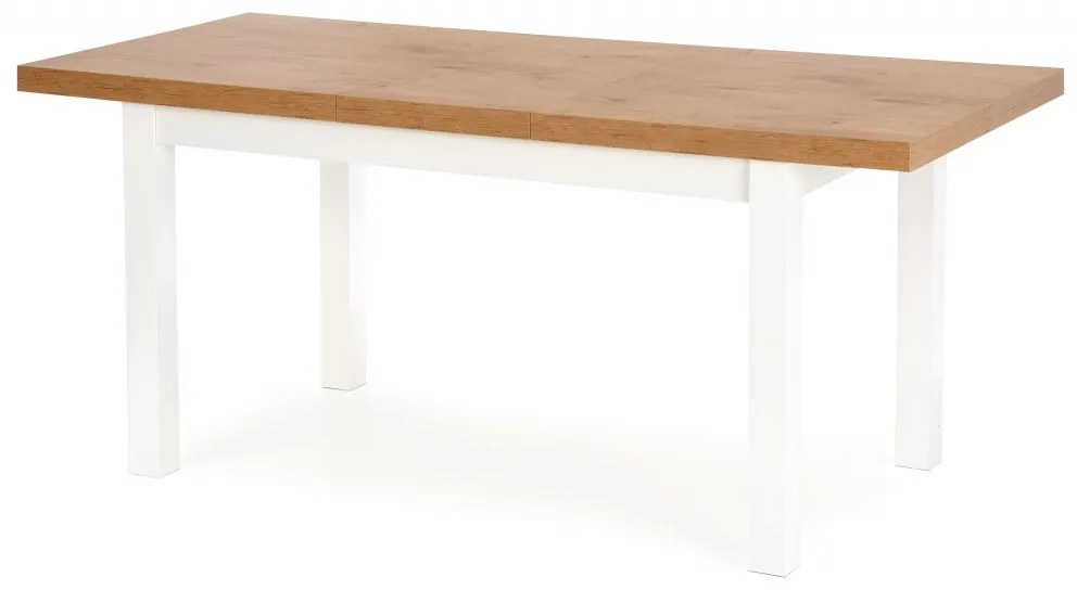 Rozkladací jedálenský stôl Tiaro dub lancelot/biela