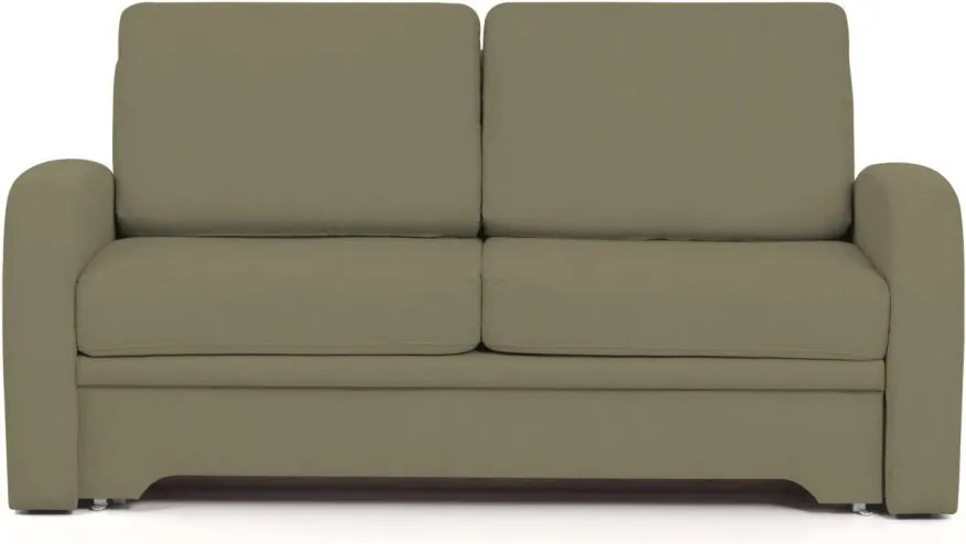 Pohovka s rozkladom Impuls, svetlo olivovo-zelená látka