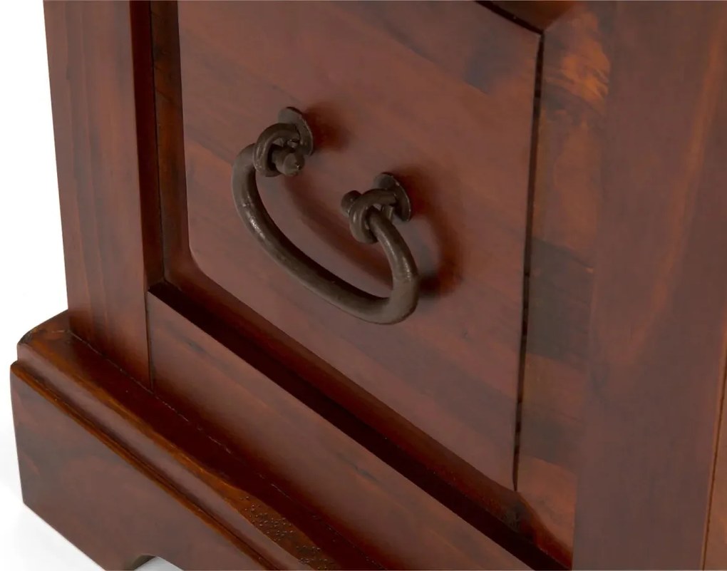 furniture-nabytek.cz - Masívna truhlica Catana z borovicového dreva, lakovaná, hnedá