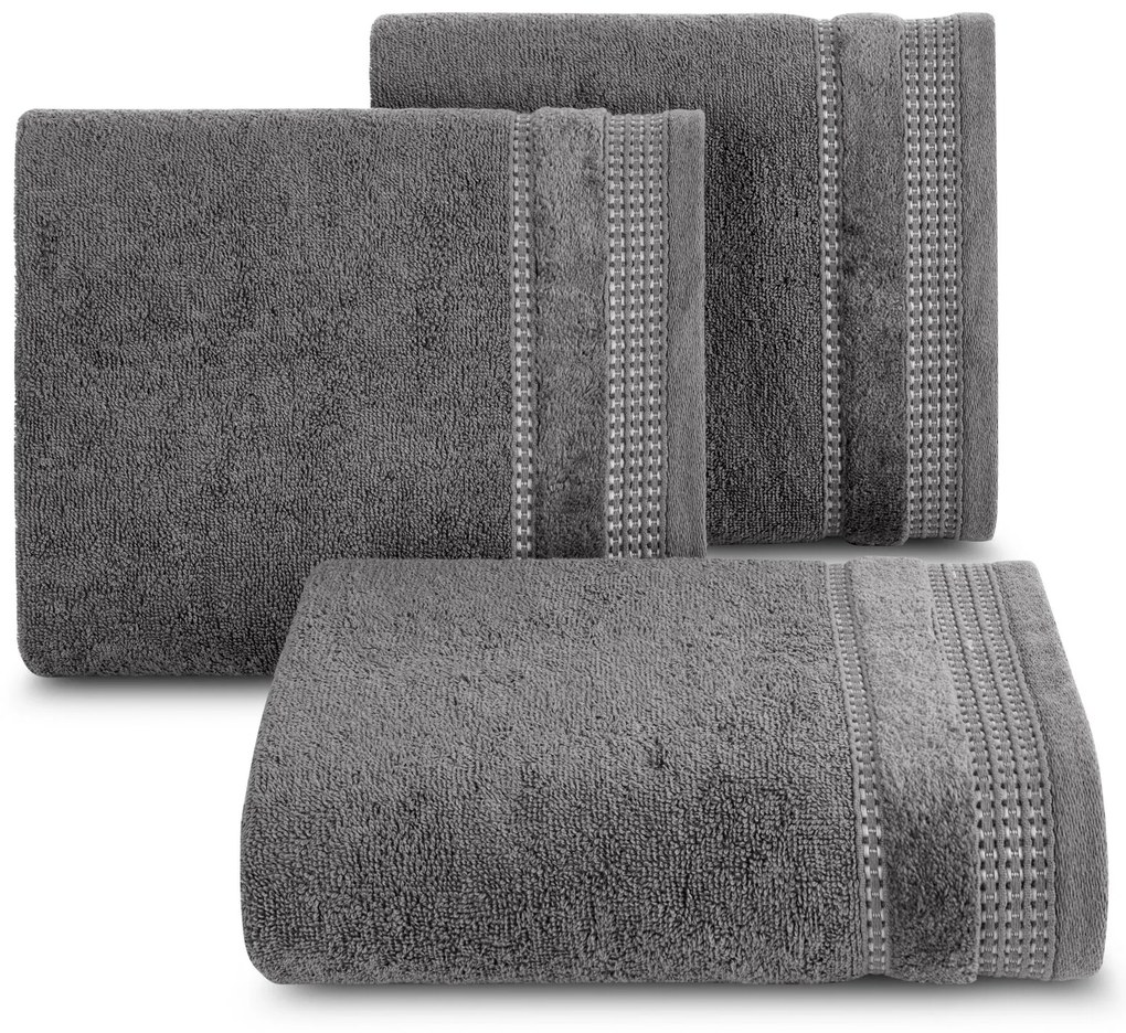 BAVLNENÝ UTERÁK AMANDA4 50X90 CM SIVÁ