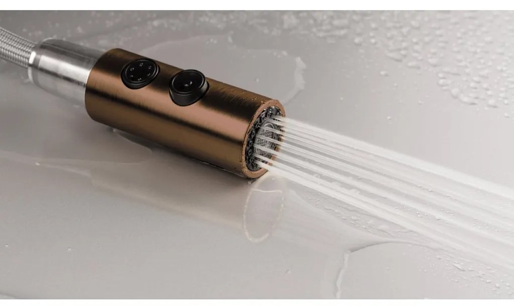 Deante Olfato, vysoká drezová batéria, brúsený bronz, DEA-BQO_C72M