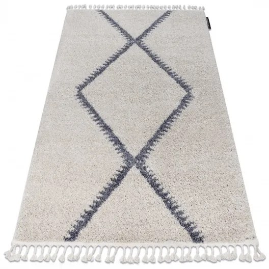 Dywany Łuszczów, Kusový koberec Berber Maknes B5910 cream and grey, 80x150, béžová, obývacia izba