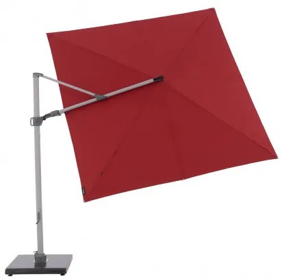 Knirps Knirps 275 x 275 cm - slnečník s bočnou tyčou : Farba slnečníka - bordó (vínová)