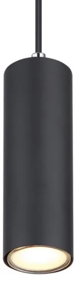 Globo 57911HB - Luster na lanku ROBBY 1xGU10/35W/230V čierna