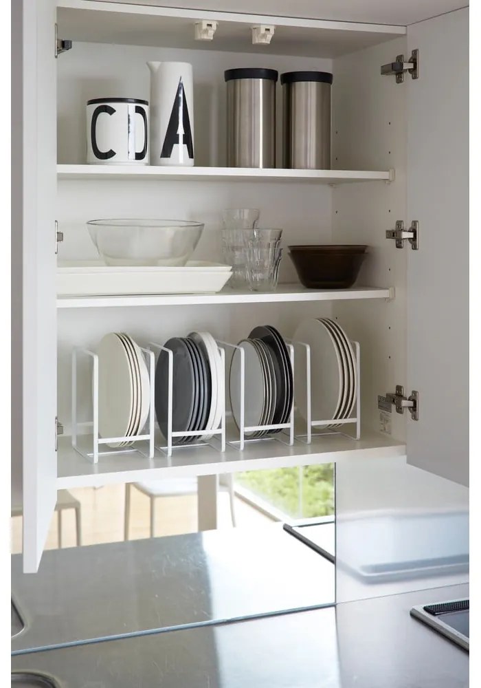 Biely stojan na taniere Yamazaki Tower