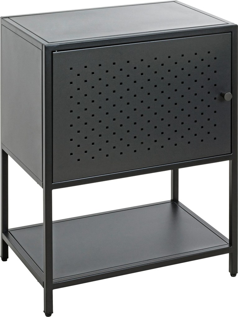 XXXLutz NOČNÝ STOLÍK, čierna, 45/60/30 cm - Nočné stolíky - 001931104211