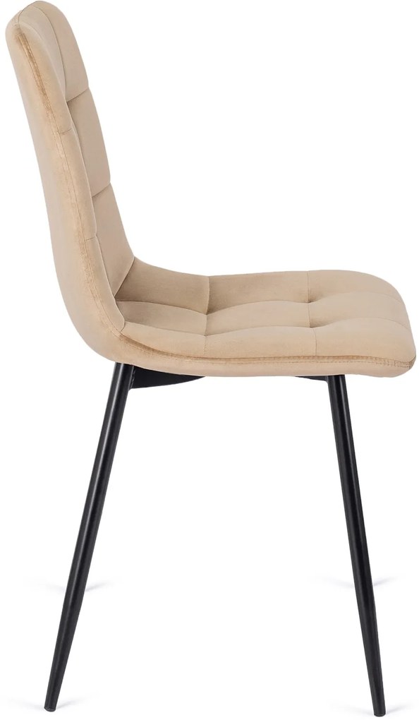 PROXIMA.store - Čalúnená jedálenska stolička PERU FARBA: tyrkysová, FARBA NÔH: čierna