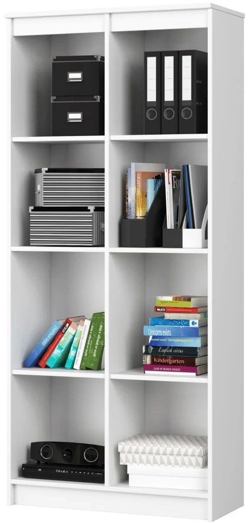 Knižnica Rexa 80 cm biela