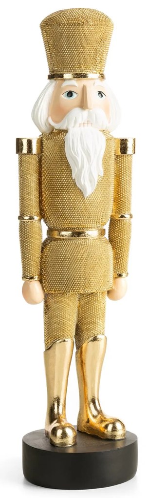 VIANOČNÁ SOŠKA NUTCRACKER 37CM ZLATÁ