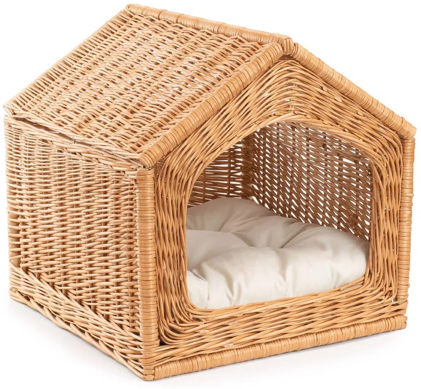 Prútený domček pre domáce zvieratá Dina V.š. 50 x hl. 50 x v. 48(cm)