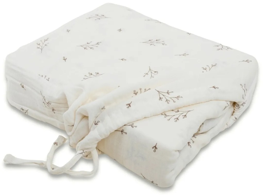 Matex Mušelínové obliečky Vetvička, 140 x 200 cm, 70 x 90 cm