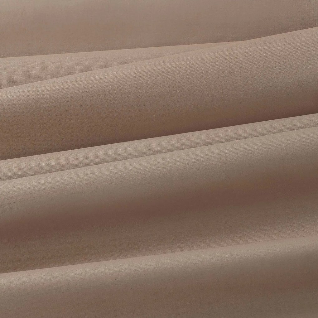 Goldea oválny obrus 100% bavlnené plátno - kávový hnedý 120 x 200 cm