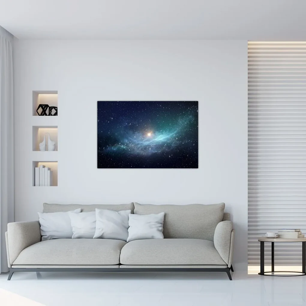 Obraz - Hviezdy a hmlovina (90x60 cm)