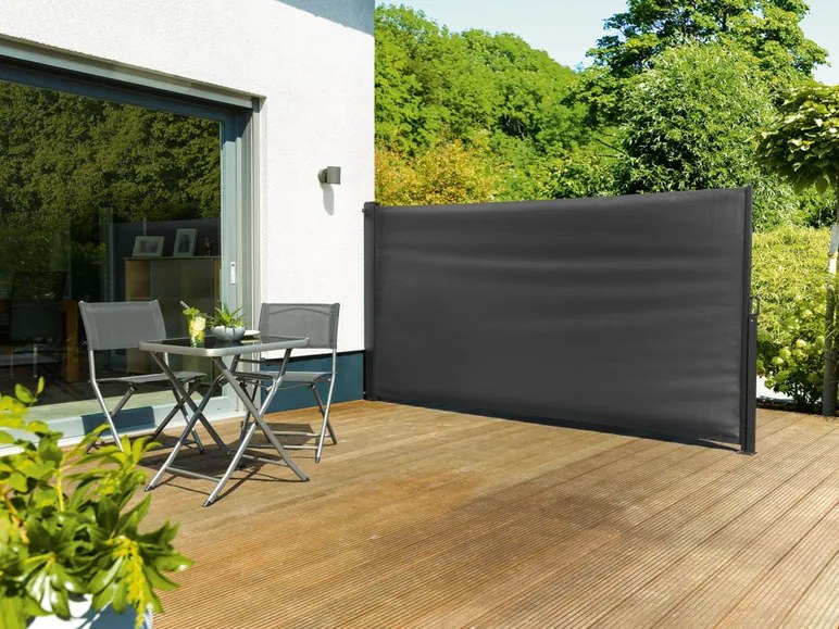 LIVARNO home Bočná markíza, 160 x 300 cm, antracitová (100344603)
