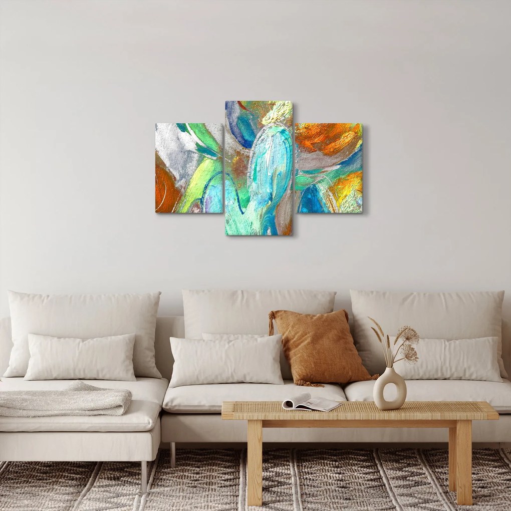Obraz - Farebná abstrakcia (90x60 cm)