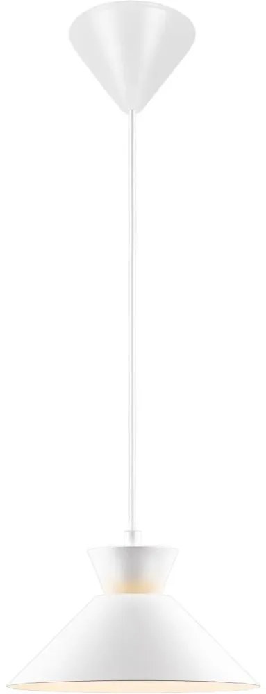 Nordlux - Luster na lanku DIAL 1xE27/40W/230V pr. 25 cm biela