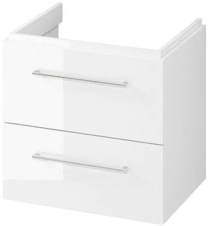 Cersanit Larga, závesná umývadlová skrinka 60cm, biela lesklá, S932-070