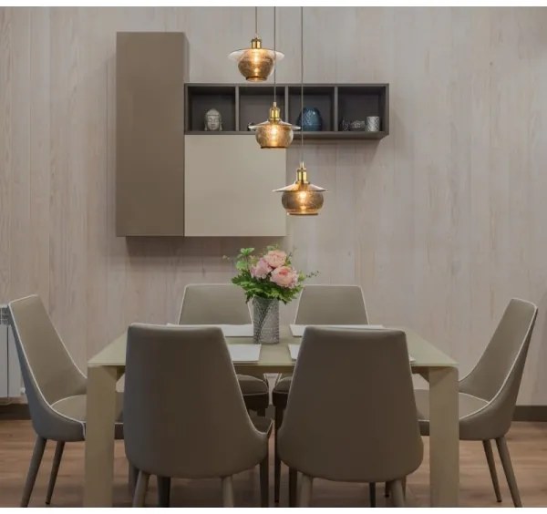 GLOBO 69030-3H - Závesné svietidlo NEVIS 3xE27/60W