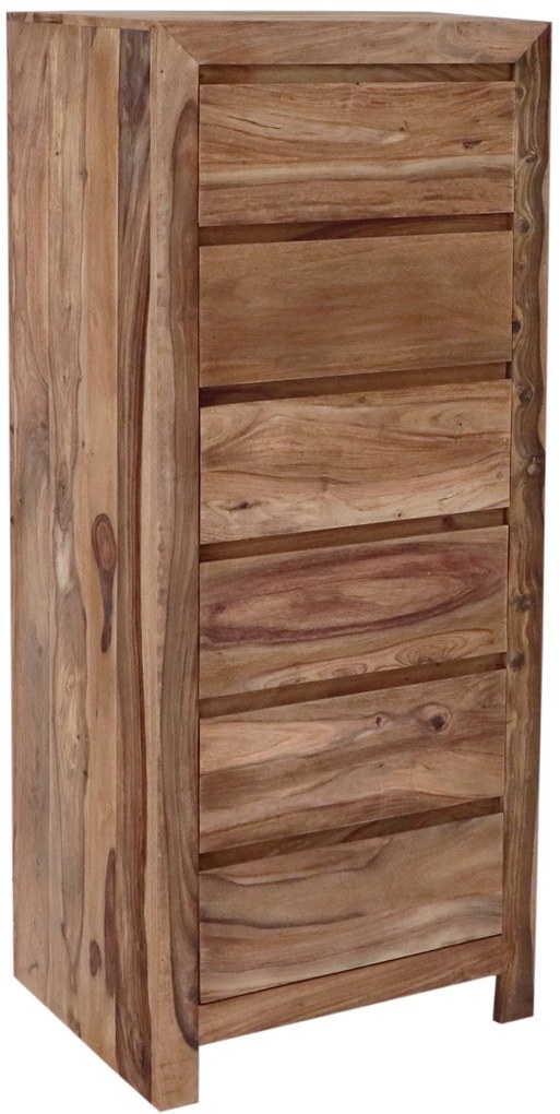 furniture-nabytek.cz - Komoda z masívneho dreva palisander 60x40x150cm