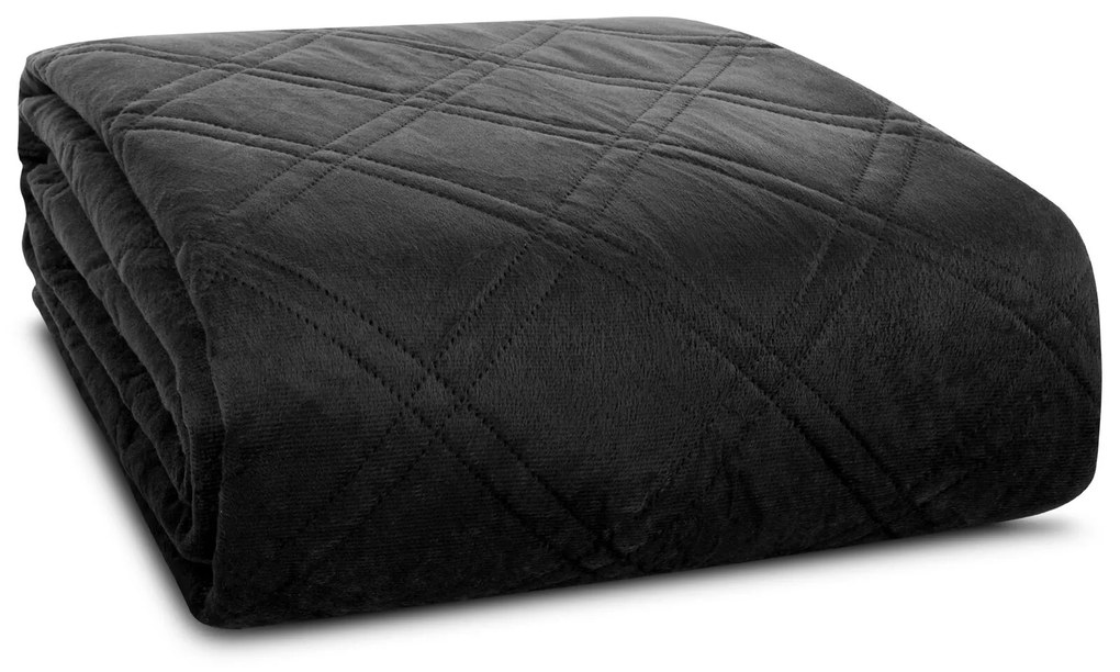 PREHOZ NA POSTEĽ LUIZ8 220X240 CM ČIERNY