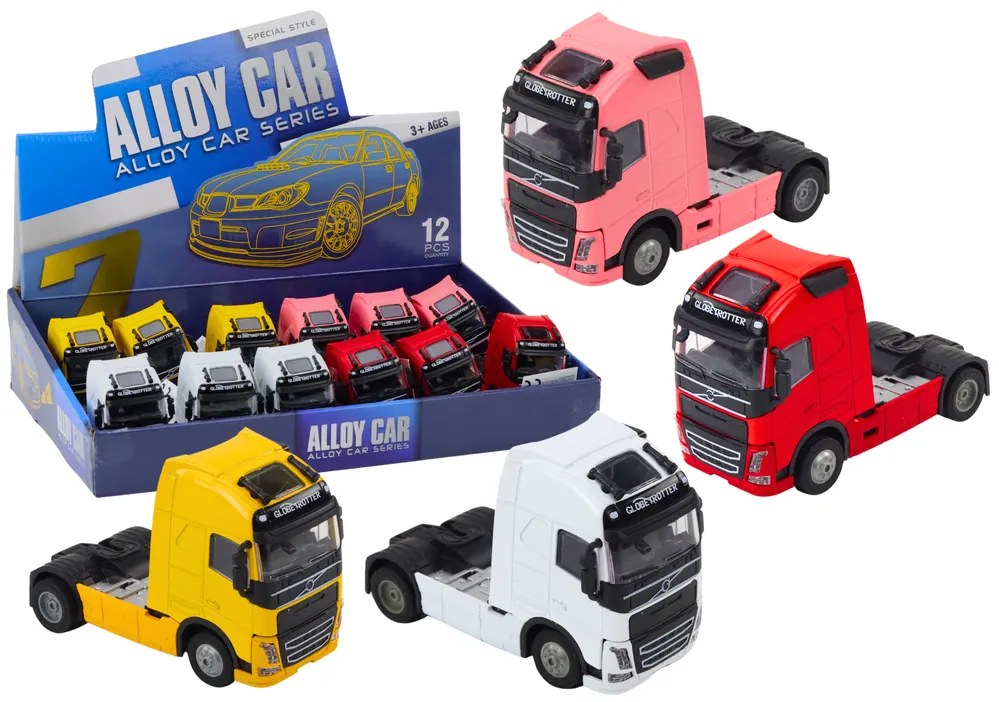 LEAN TOYS Nákladné auto bez prívesu 1:32, kovové, nakláňacie svetlá