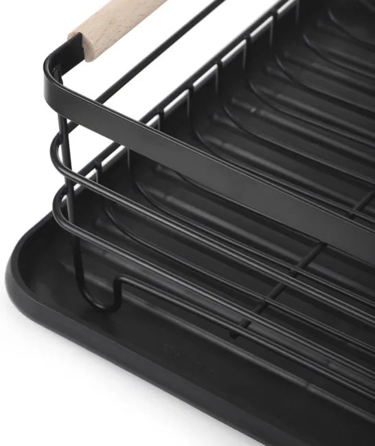 Odkvapkávač na riad PLYSTRE čierny 887197