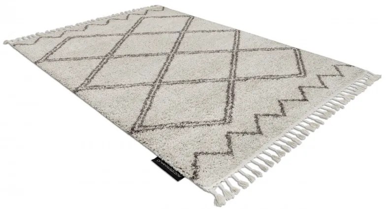 Dywany Łuszczów Kusový koberec Berber Asila B5970 cream and brown - 80x150 cm