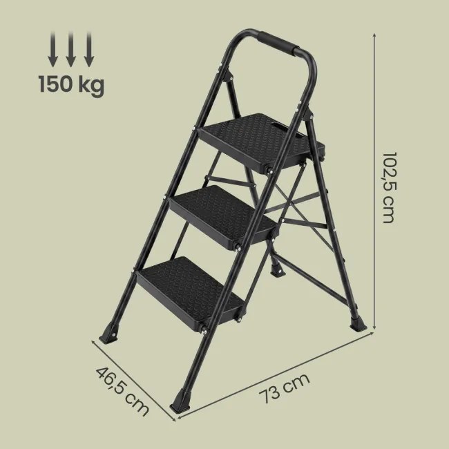 Skladacie oceľové schodíky GSLB35203BZ01