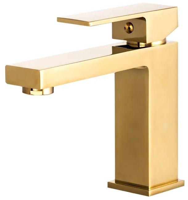 Gamma Cube, umývadlová batéria h-150, zlatá lesklá, GMA-BCEU-GD