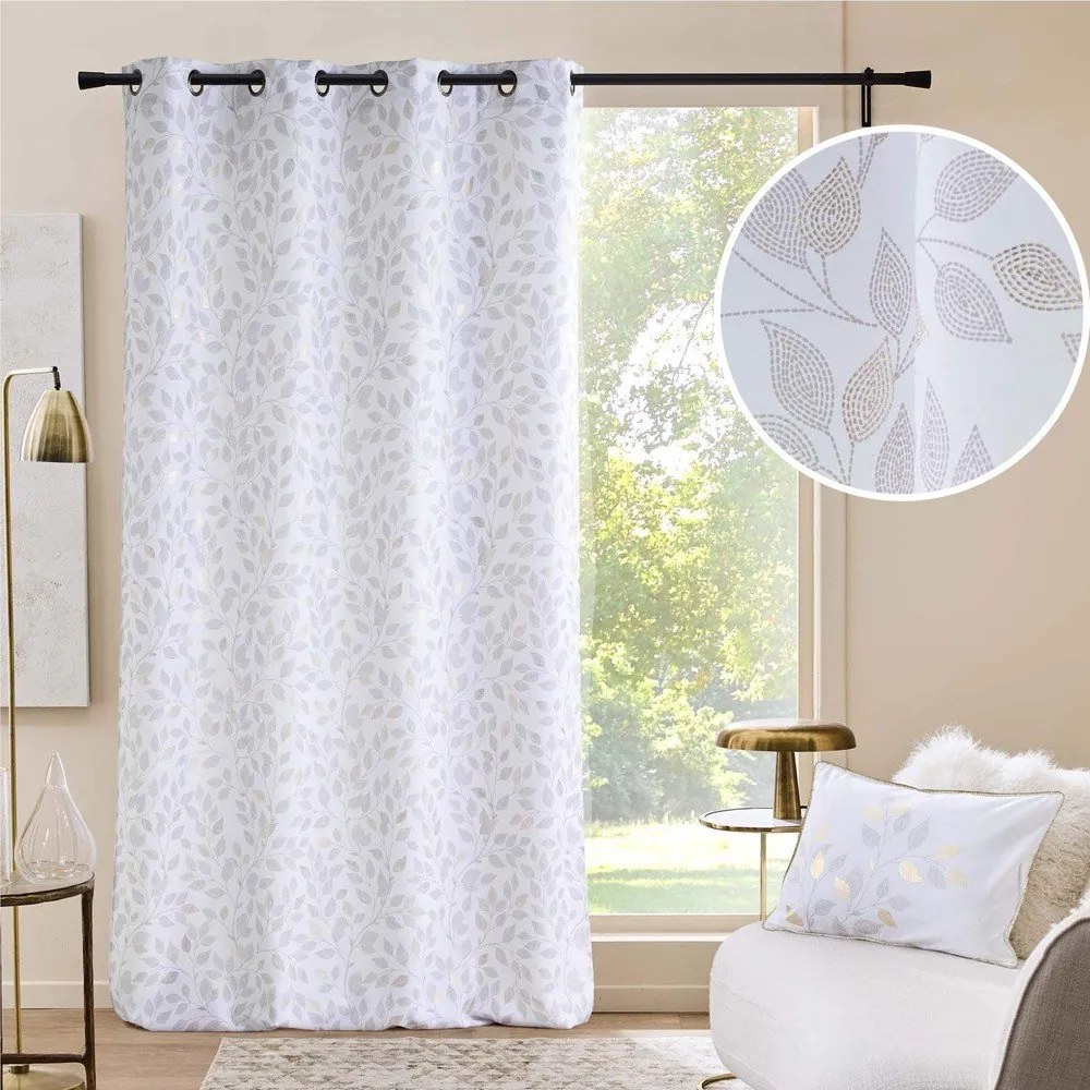 Biely záves 140x280 cm Duchesse – douceur d'intérieur