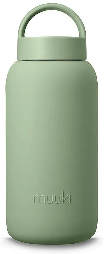 Cestovná fľaša šalviovozelená 500 ml Silver Sage – Muuki