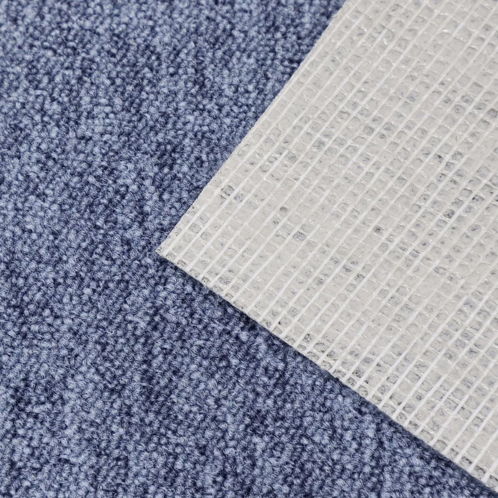 Condor Carpets, Metrážny koberec Classica 28, záťažový, na mieru, šíře 4m,5m, modrá, ab (mriežka), chodba / predsieň