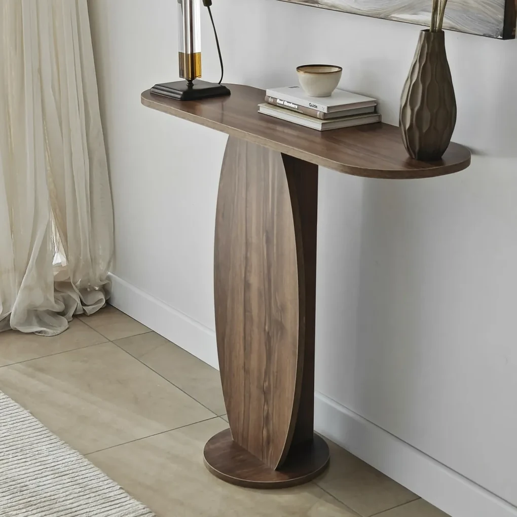 Odkladací stolík Ellittica Walnut