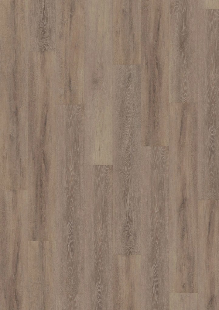 Oneflor, Vinylová podlaha lepená ECO 55 065 Cerused Oak Dark Natural, 1219,2 x 184,1 mm