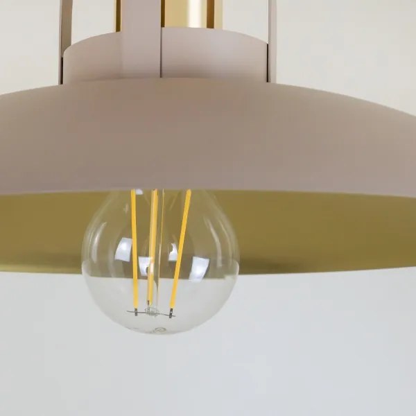 Brilagi - LED Prisadený luster FLAMENGO 1xE27/60W/230V béžová