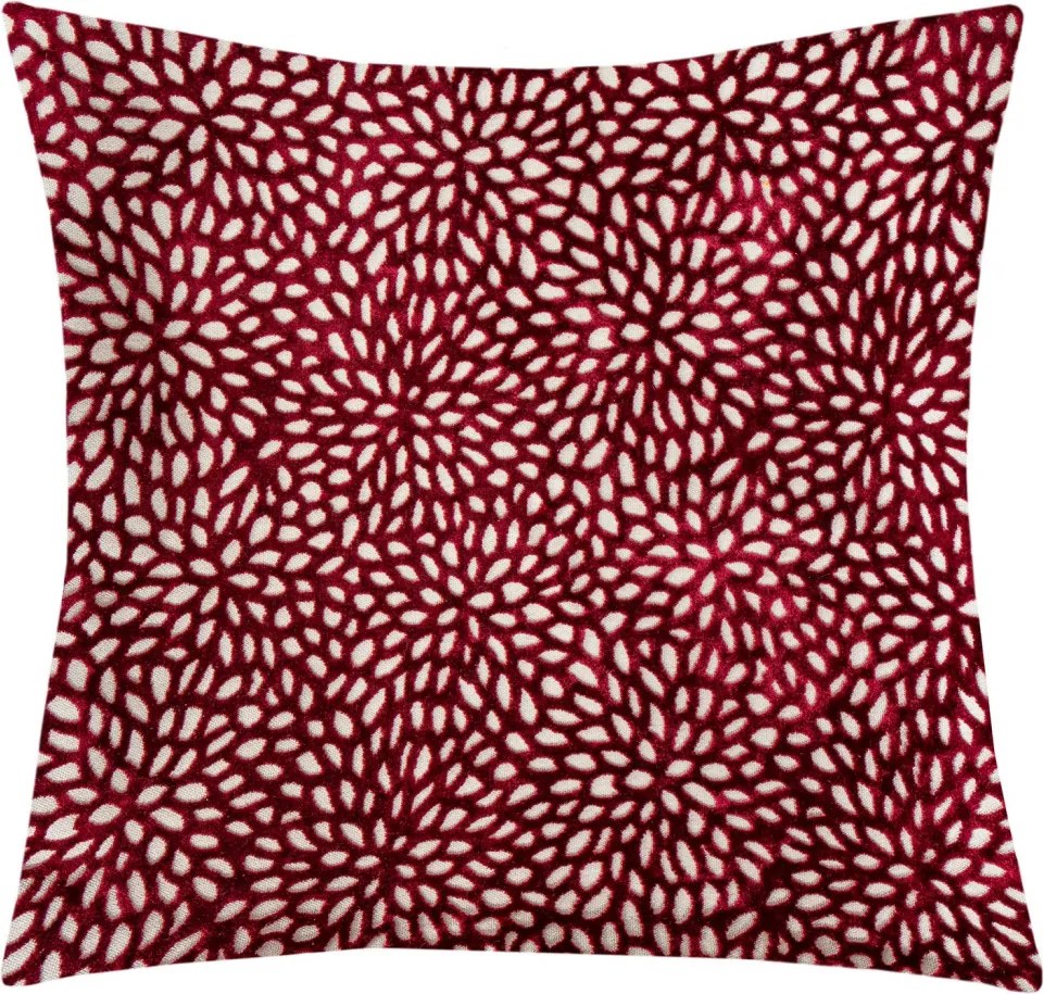 Dekoračný vankúš Maria 45x45 cm, červený