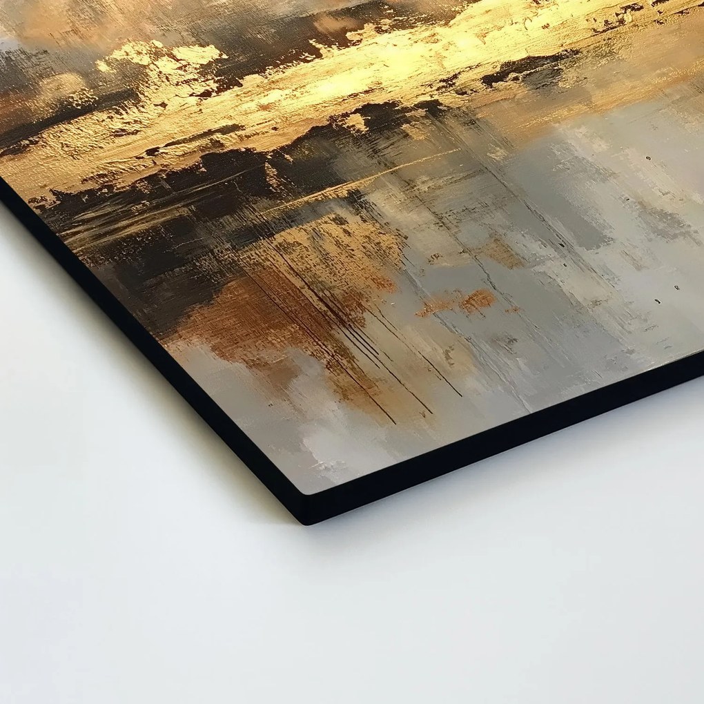 DUBLEZ | Luxusný abstraktný obraz - Zlatý dotyk